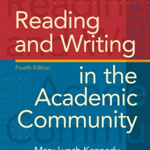 Reading and Writing in the Academic Community book cover