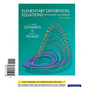 Elementary Differential Equations with Boundary Value Problems book cover