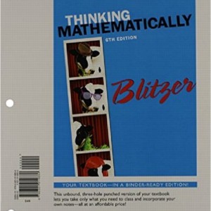 Thinking Mathematically book cover