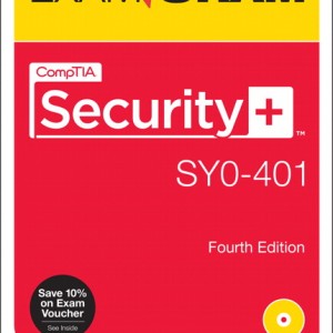 CompTIA Security+ SY0-401 Exam Cram book cover