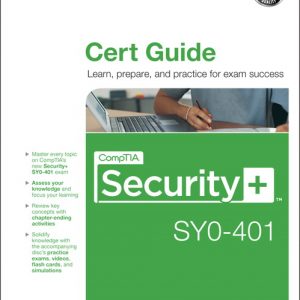 CompTIA Security+ SY0-401 Cert Guide, Academic Edition book cover